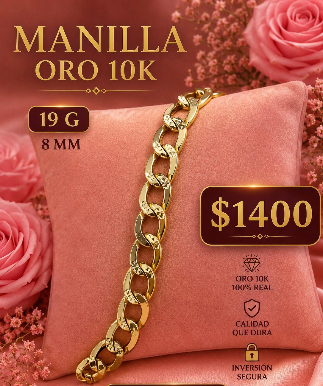Pulsera de oro 14K